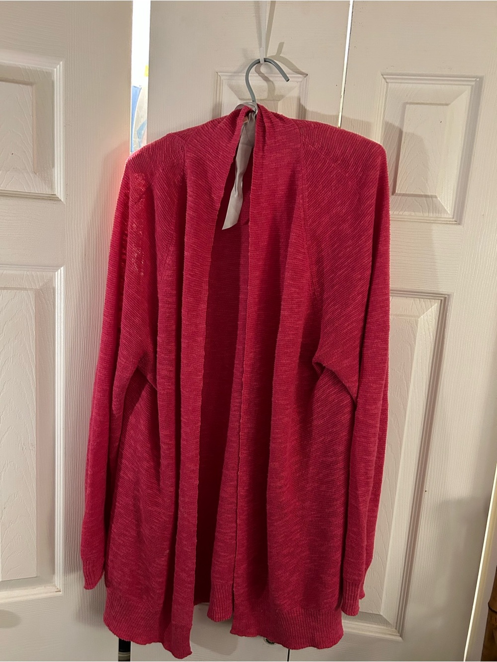 Eileen Fisher Open-Front Cardigan - Fuchsia